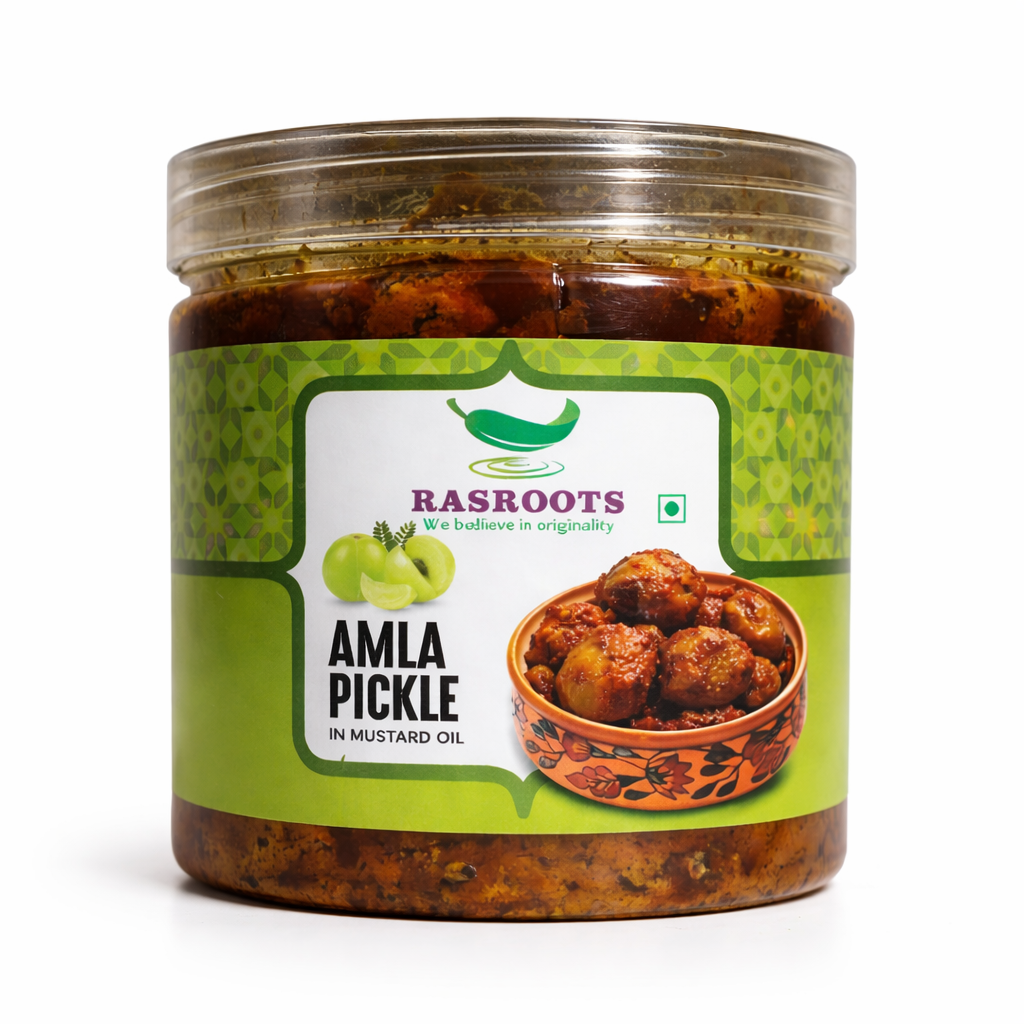Amla (Indian Gooseberry) Pickle – Traditional & Tangy | In Mustard Oil
