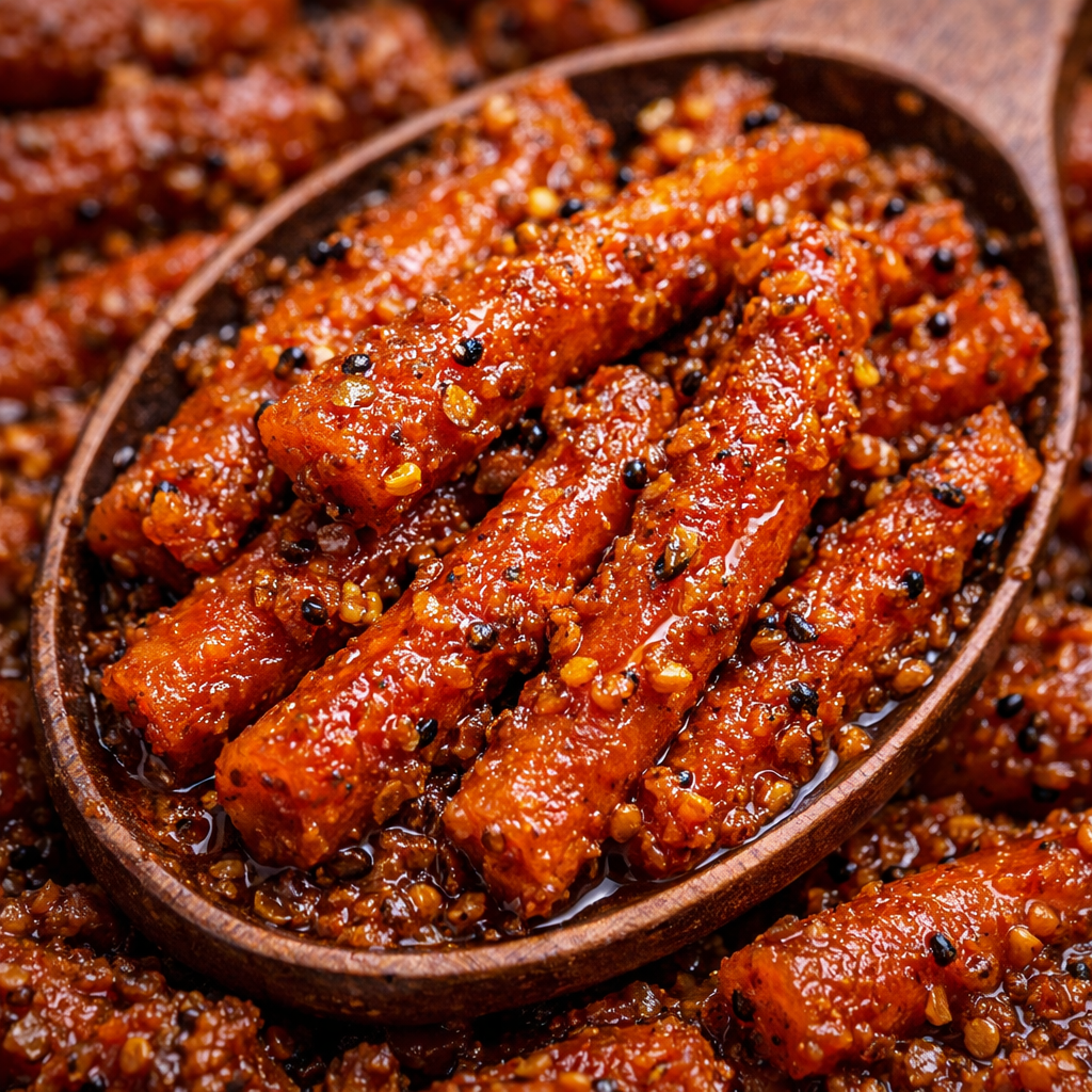 Carrot Pickle – Traditional Indian Gajar Achar | In Mustard Oil