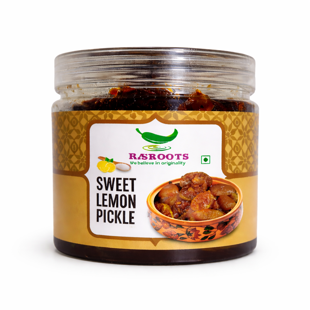 Sweet Lemon Pickle – Traditional Meetha Nimbu Achar | In Mustard Oil