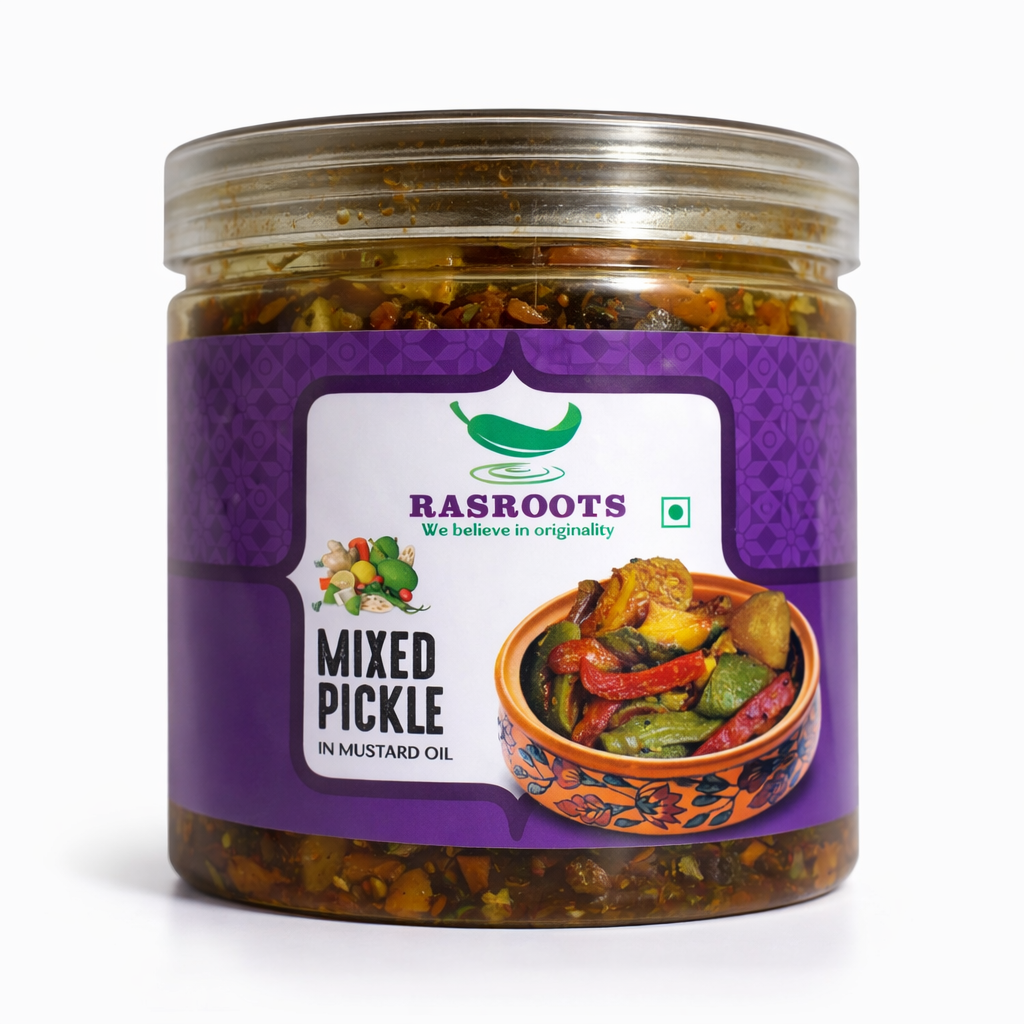 Mixed Pickle – Traditional Indian Mixed Achar | In Mustard Oil
