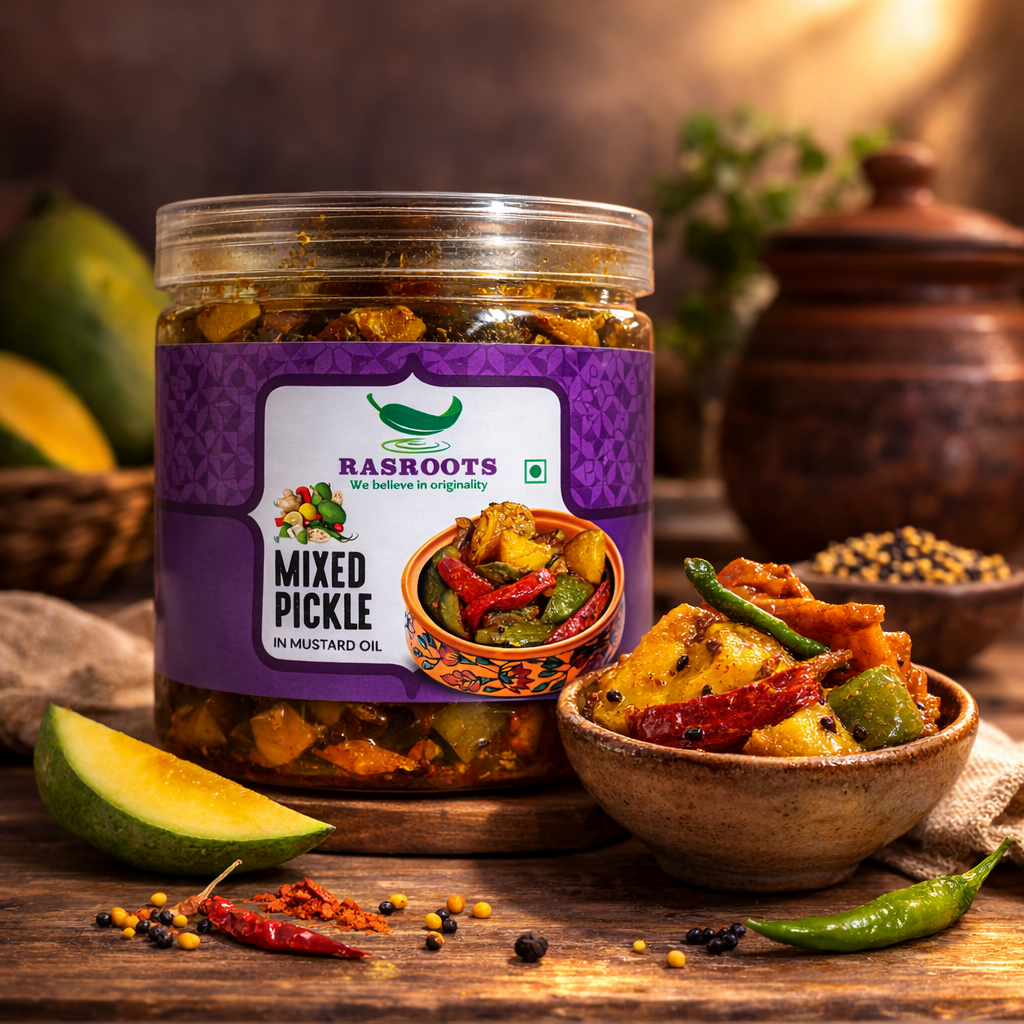Mixed Pickle – Traditional Indian Mixed Achar | In Mustard Oil