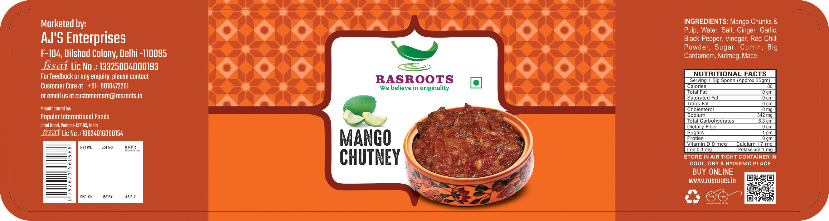 Mango Chutney – Sweet & Tangy Traditional Indian Chutney