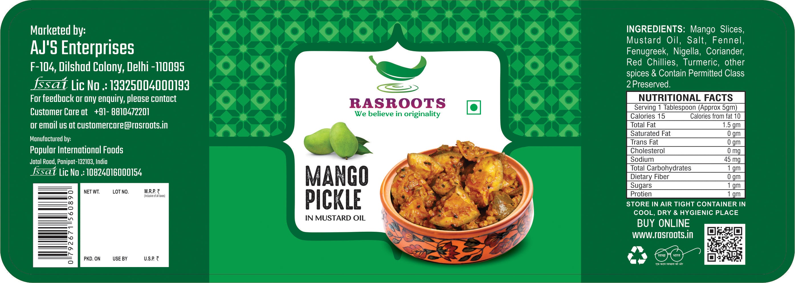 Mango Pickle – Traditional Aam Achar in Mustard Oil